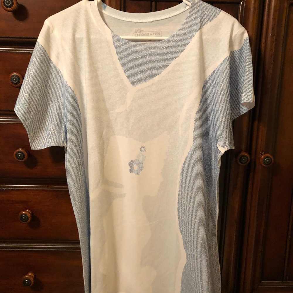Lithograph book Pride & Prejudice v-neck t-shirt